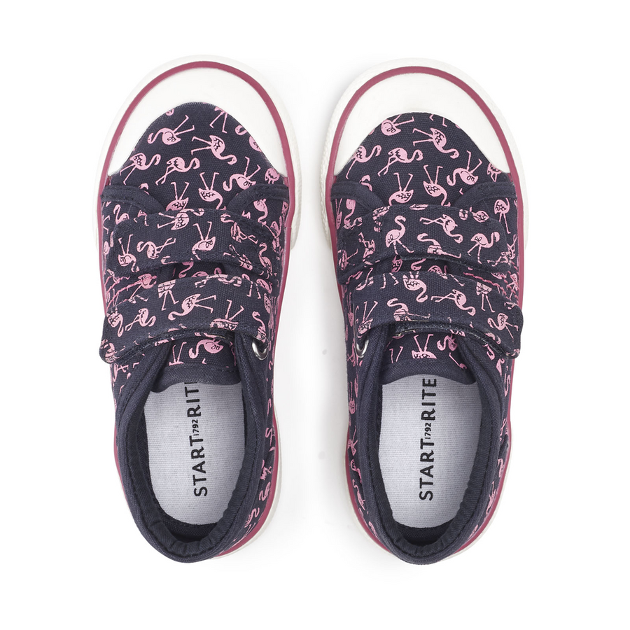 Start Rite - Flamingo - Navy - Canvas Shoes