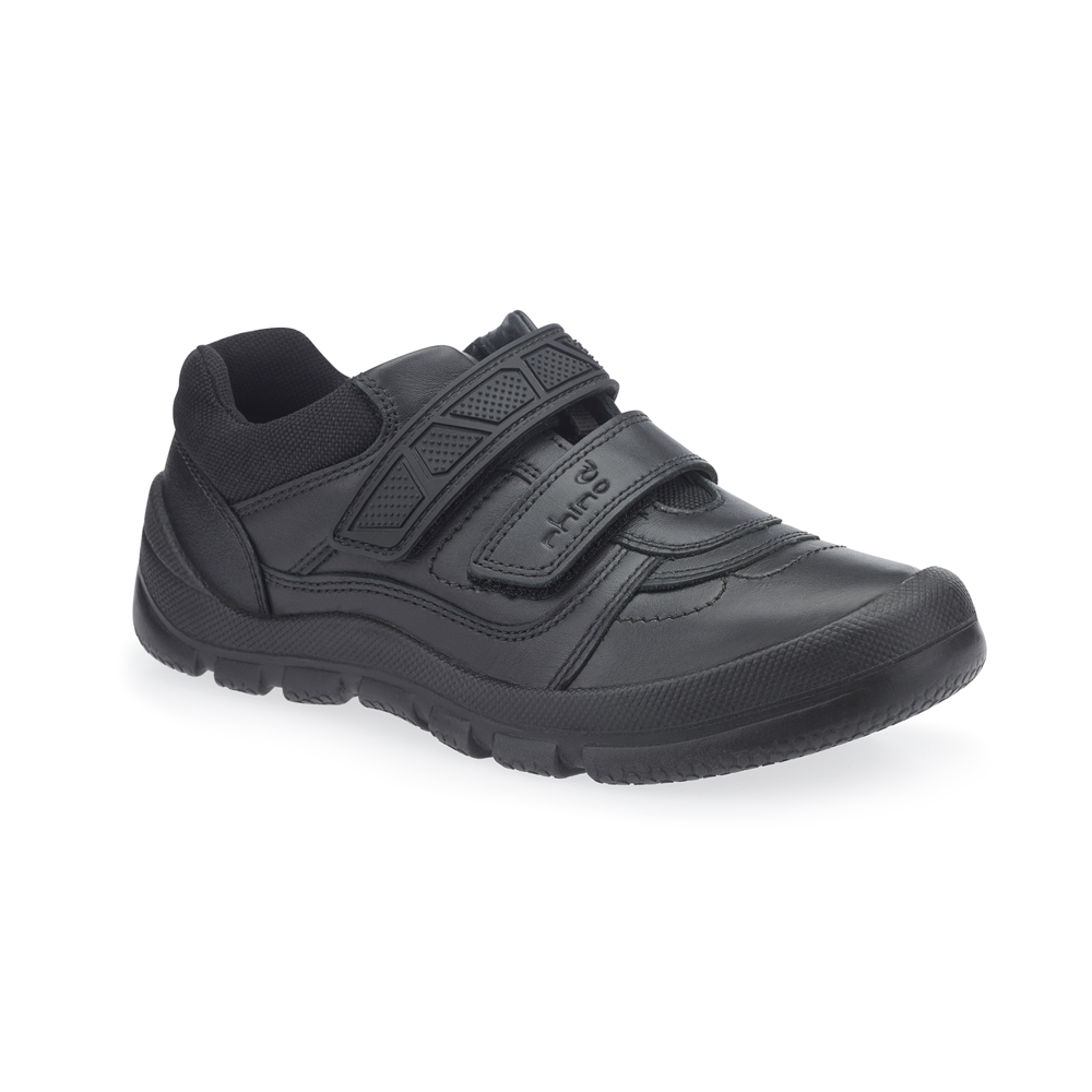 Start Rite - Rhino Warrior - Black Leather -  School Shoes