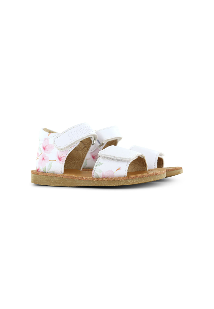 Shoesme - CS23S014-B - White Pink Flowers - Sandals