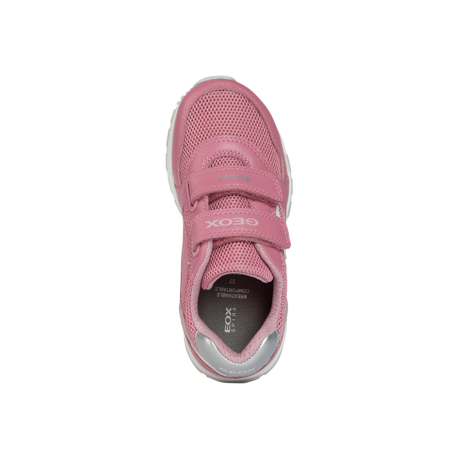 Geox - J Pavel Girl - Dk Pink/White - Trainers