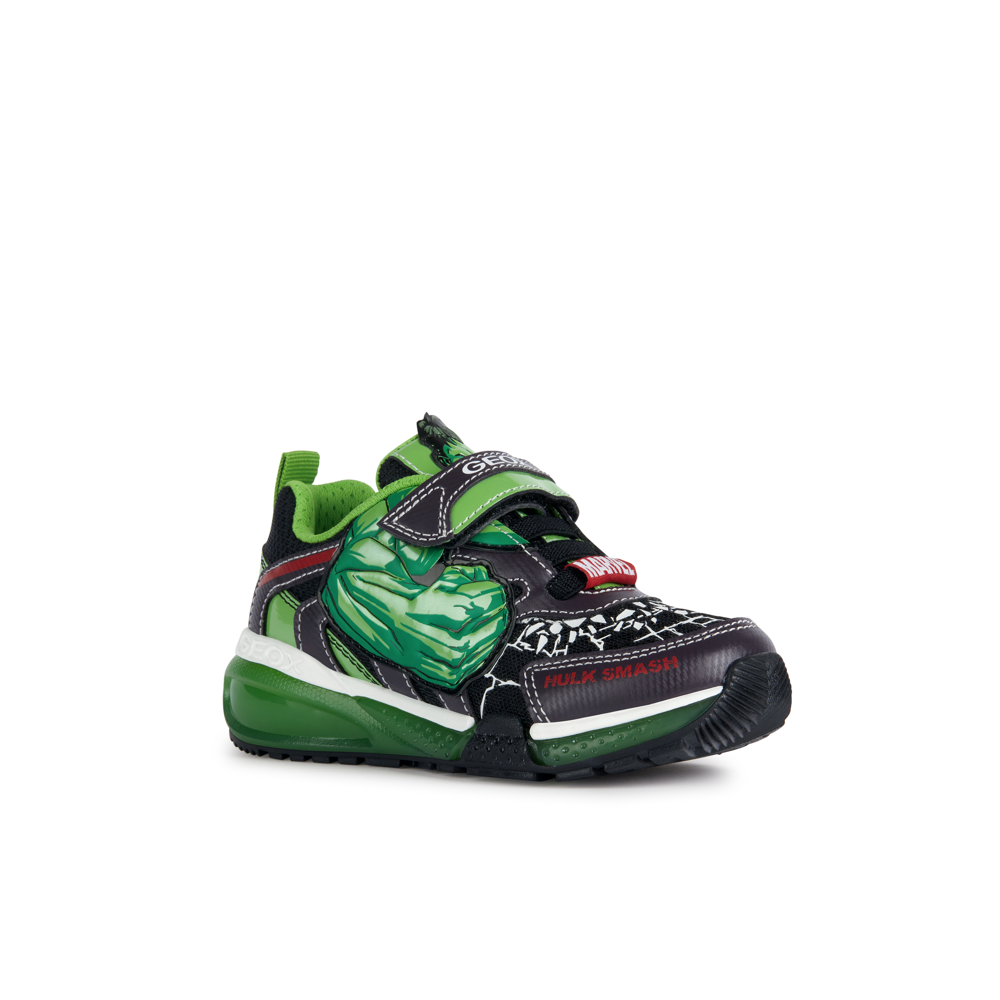 Geox - J Bayonyc Boy - Black/Green - Trainers