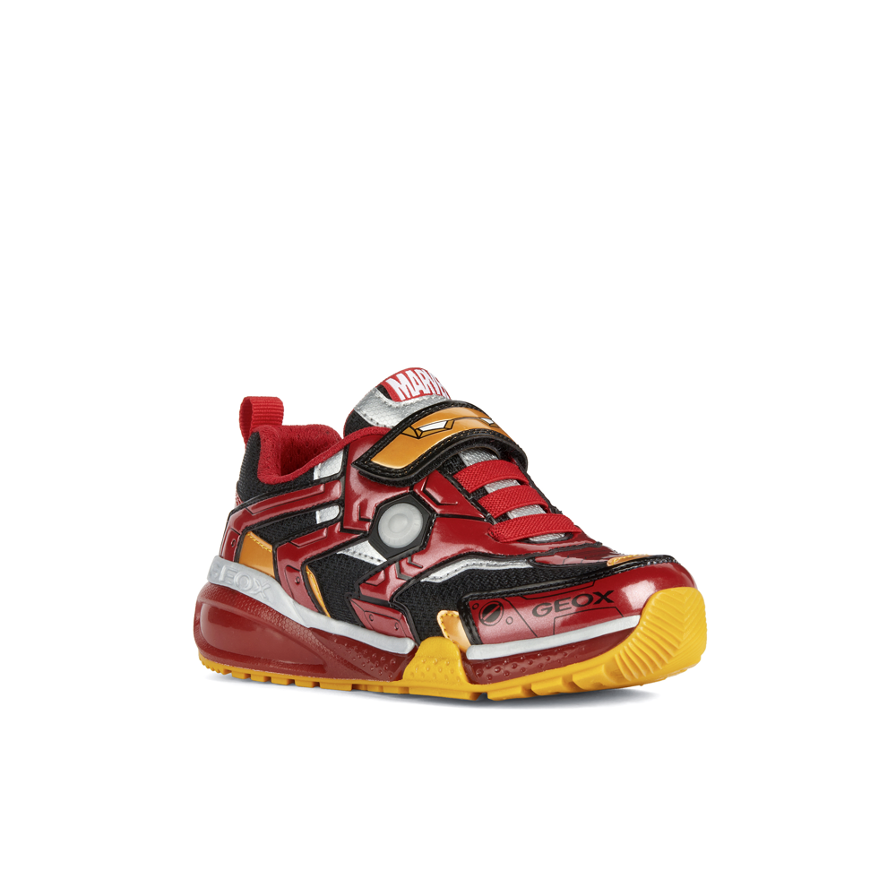 Geox - J Bayonyc Boy - Black/Red - Trainers