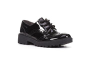 Geox - J Casey N - Black Synthetic - School Shoes