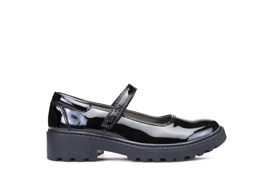 Geox - Casey Girl - Black J6420P - School Shoes