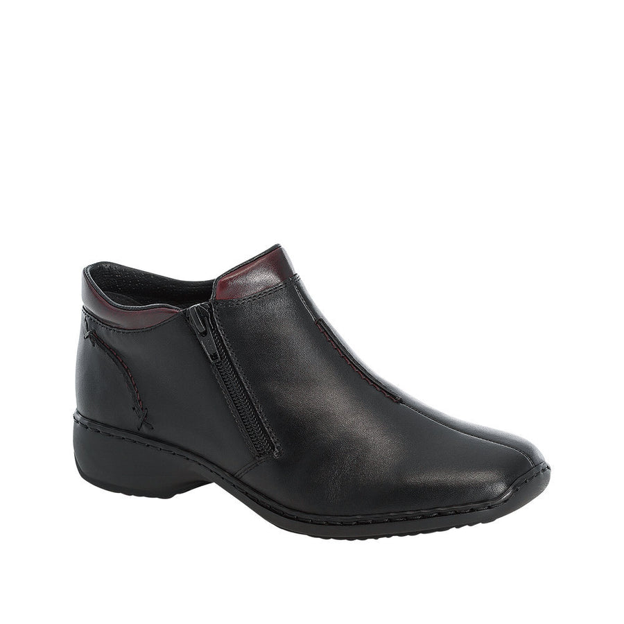 Rieker - L3882-00 - Schwarz/Burgund - Boots