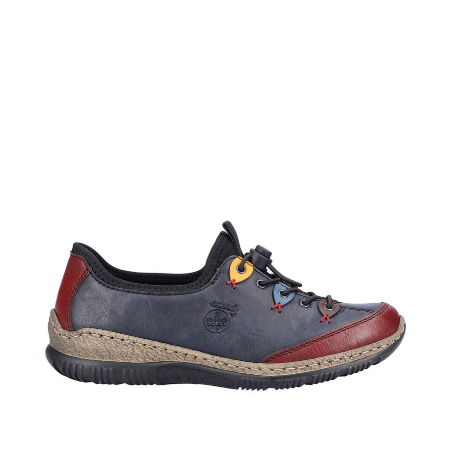 Rieker - N3271-35 - Wine/Ozean/Brandy - Shoes