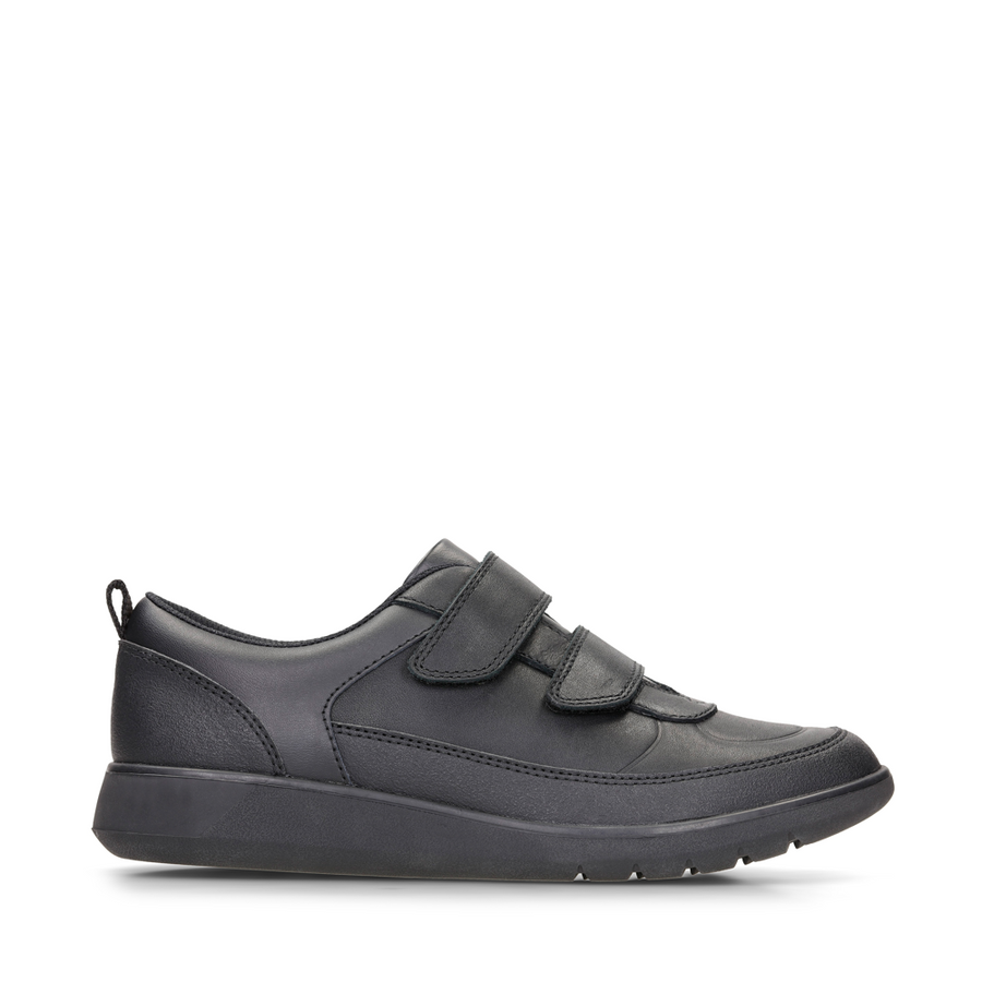Clarks - Scape Flare Y - Black - School Shoes